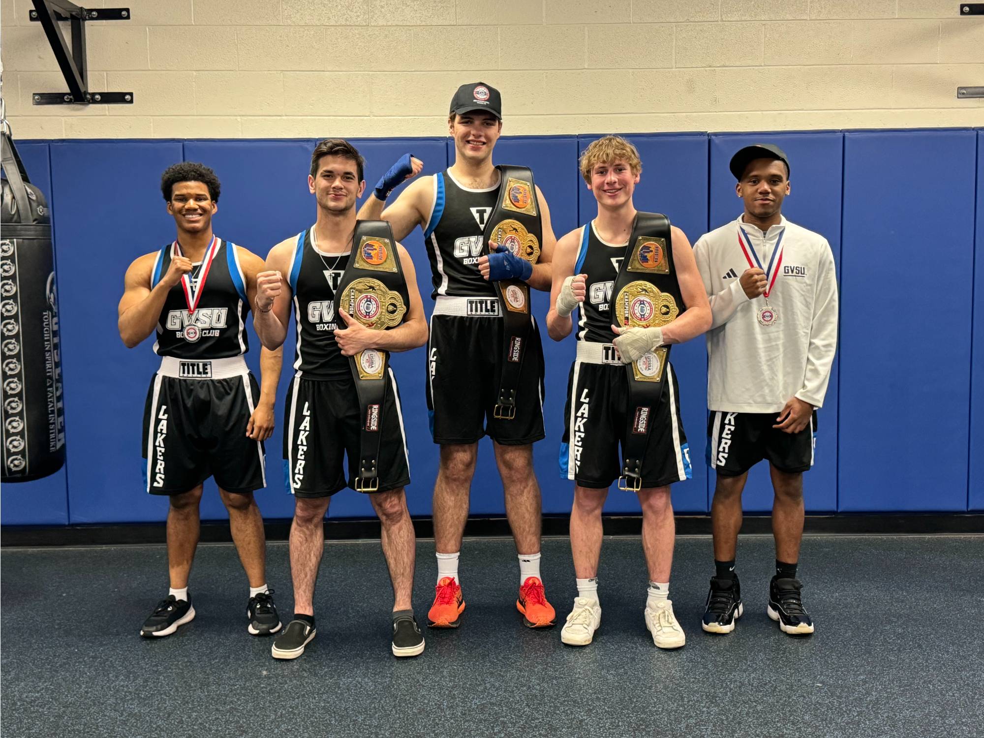 3 National Champions and 2 Second place runner ups GVSU Boxing Club 2024
